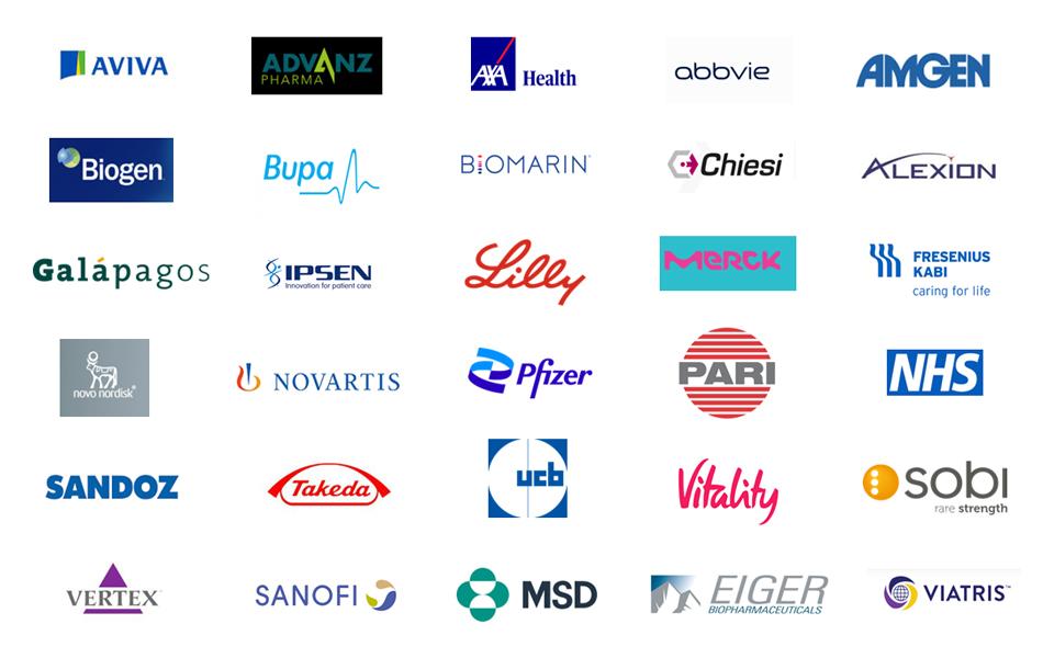 Logos of Who we work with